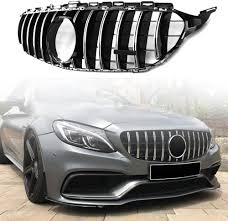 GT Style Front Bumper Grill Mercedes C class 2014-2021 شبك مرسيدس سي كلاس