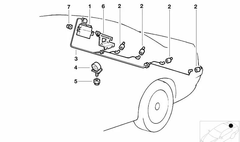 BMW E46 Coupe 1999-2005 reverse sensors  PDC Parking Sensor Reversing System Reversing Radar Sensor  | بي ام دبليو E46 كوبيه reverse sensors حساسات