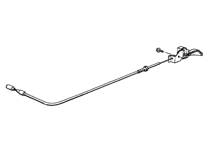 Refrance Templet Page Used BMW E30 51231884281 Engine Hood Mechanism سلك قفل الكبوت المكينة المحرك البونيت