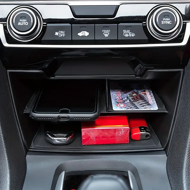 Centre Control Storage Box Compatible with Honda Civic  ادراج ترتيب الأغراض هوندا سيفيك