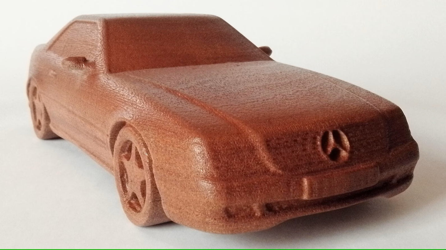 Mercedes SL accessories R129 AMG 1989 - 1:15 Wood Scale Model نموذج مرسيدس اس ال خشبي