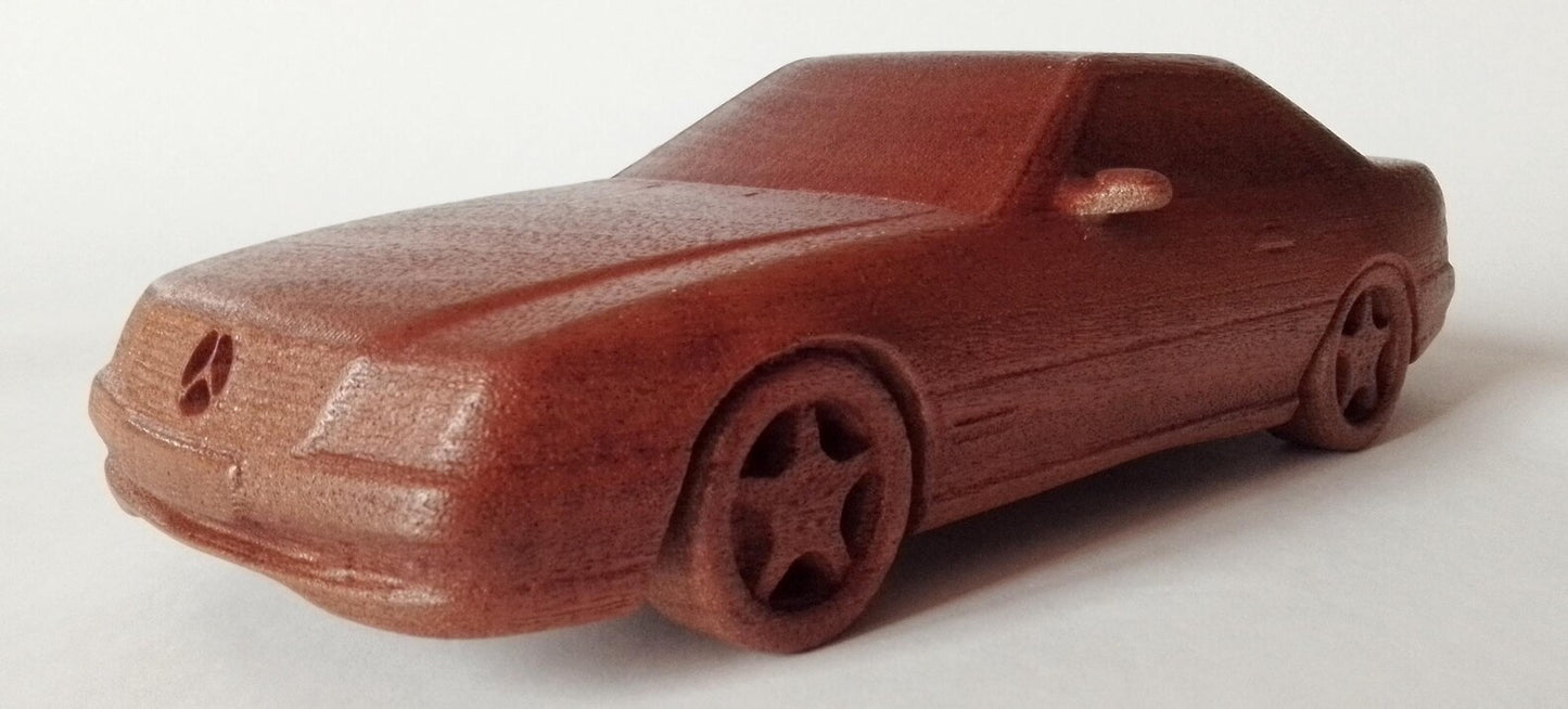 Mercedes SL accessories R129 AMG 1989 - 1:15 Wood Scale Model نموذج مرسيدس اس ال خشبي