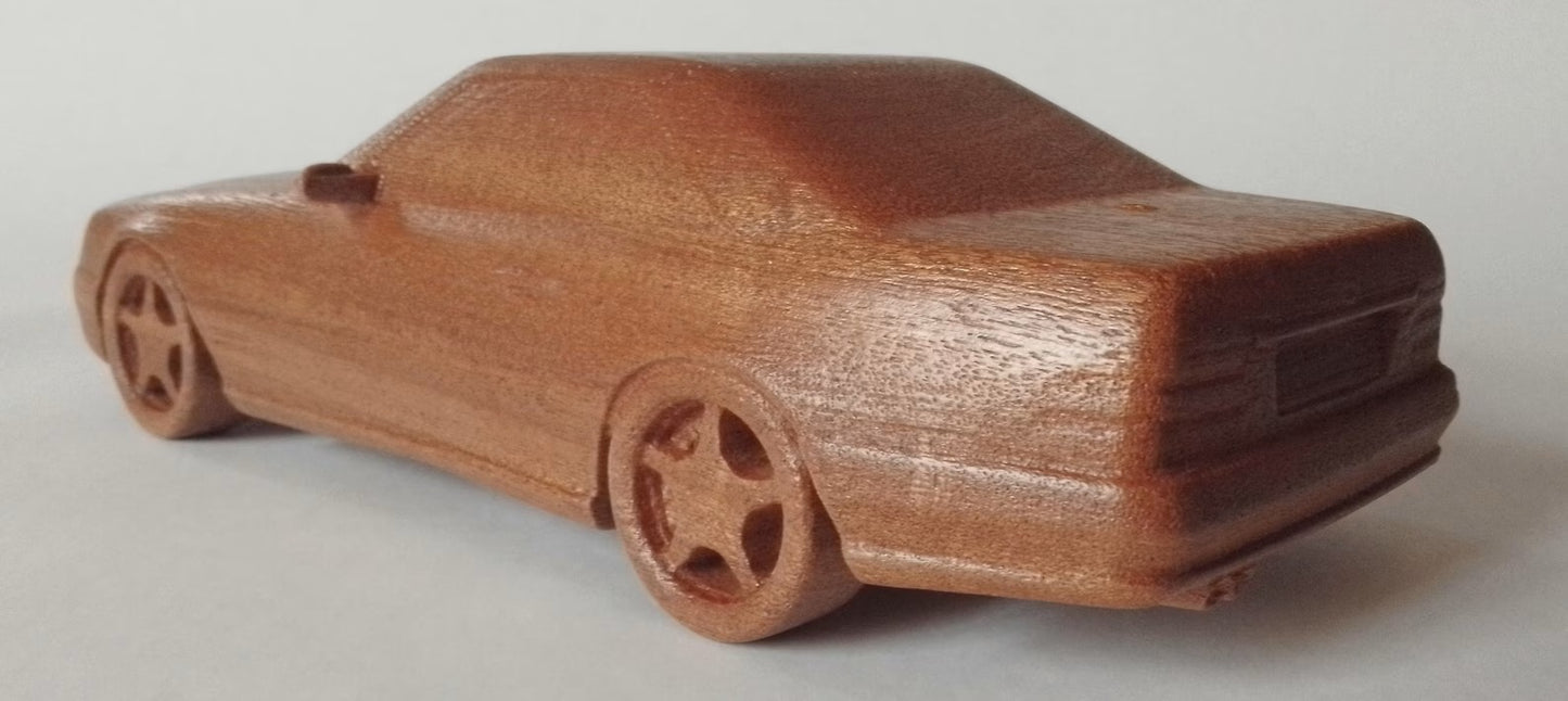 Mercedes SL accessories R129 AMG 1989 - 1:15 Wood Scale Model نموذج مرسيدس اس ال خشبي