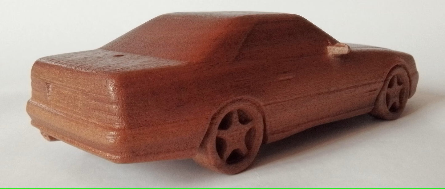 Mercedes SL accessories R129 AMG 1989 - 1:15 Wood Scale Model نموذج مرسيدس اس ال خشبي