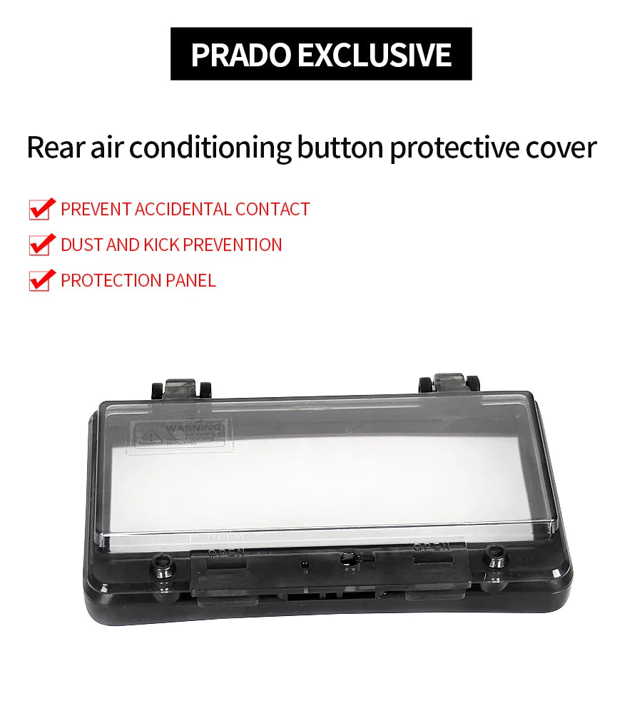 Landcruiser and Prado 2010-2024 AC cover غطاء ازرار المكيف تويوتا برادو ولاندكروزر