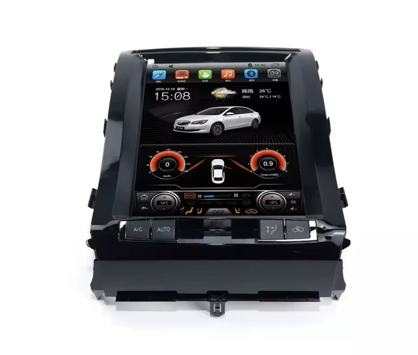 Multimedia Android DVD player Compatible with Toyota Land Cruiser 2008-2015 نظام ترفيهي دي في دي اندرويد تويوتا لاندكروز