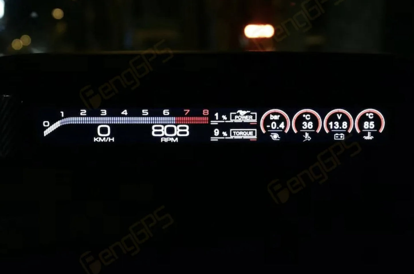 Ford Mustang 2015 - 2023 Co-pilot Display شاشة عرض لمرافق السائق فورد موستنج