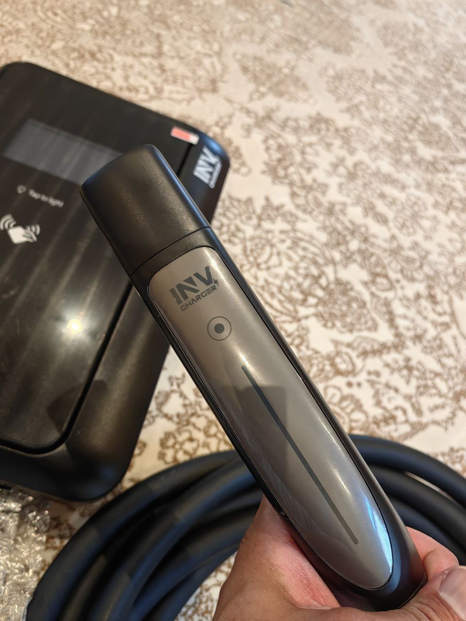 EV Car Wall Charger 48A/11.5kW AC Fast Charging & Power Station (Compatible with Tesla)   شاحن حائط للسيارات الكهربائية Type 1 بقدرة 48 أمبير / 11.5 كيلوواط – شحن سريع AC ومحطة طاقة، متوافق مع تسلا