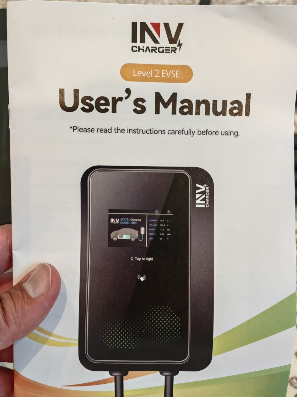 EV Car Wall Charger 48A/11.5kW AC Fast Charging & Power Station (Compatible with Tesla)   شاحن حائط للسيارات الكهربائية Type 1 بقدرة 48 أمبير / 11.5 كيلوواط – شحن سريع AC ومحطة طاقة، متوافق مع تسلا