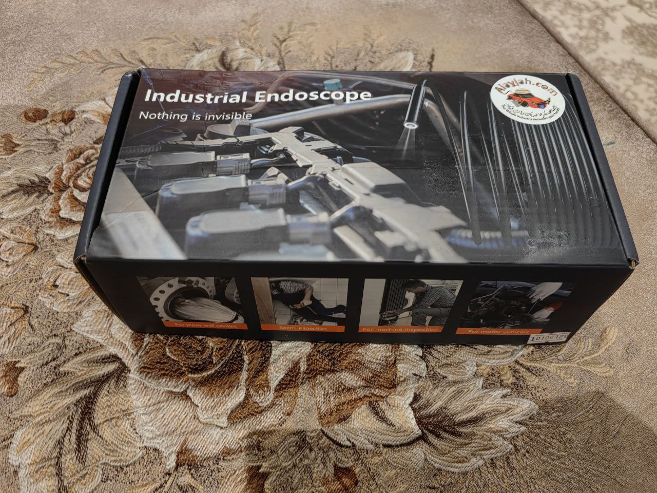 Alayjah 2.0MP HD Waterproof Endoscope with Light, 8 LED, 16.4ft Cable, Flexible Snake Camera ألايجاه منظار 2.0MP HD مقاوم للماء مع إضاءة، 8 أضواء LED  10100120 وكابل 16.4 قدم، كاميرا ثعبان مرنة