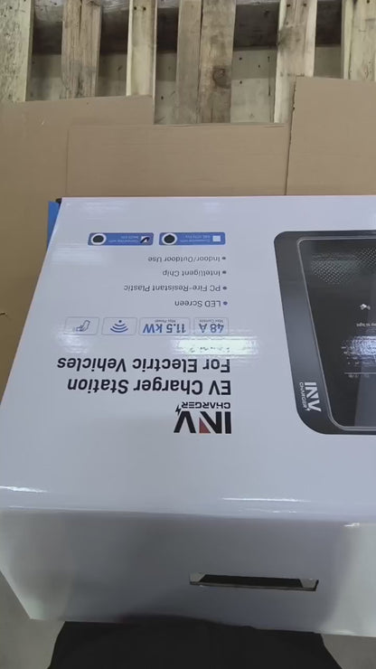 EV Car Wall Charger 48A/11.5kW AC Fast Charging & Power Station (Compatible with Tesla)   شاحن حائط للسيارات الكهربائية Type 1 بقدرة 48 أمبير / 11.5 كيلوواط – شحن سريع AC ومحطة طاقة، متوافق مع تسلا