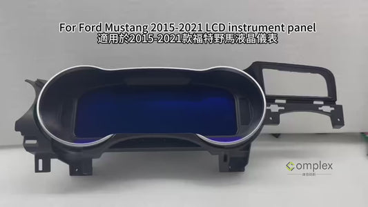 12.3" Digital LCD Instrument Cluster for Ford Mustang 2015–2019 – Full HD Speed Meter & Multimedia Dashboard Upgrade شاشة عدادات رقمية 12.3 إنش لفورد موستانج 2015–2019 – لوحة سرعة متعددة الوسائط بدقة عالية وترقية كاملة للتابلوه