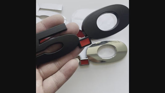 Metal 5.0 Emblem Badge Sticker, Car Trunk, Tail, Side Body Decoration Accessory, Durable & Stylish Design شعار معدني 5.0 للسيارات, ملصق على الصندوق الخلفي وجانب الهيكل للتزيين والإكسسوارات الأنيقة والمتينة