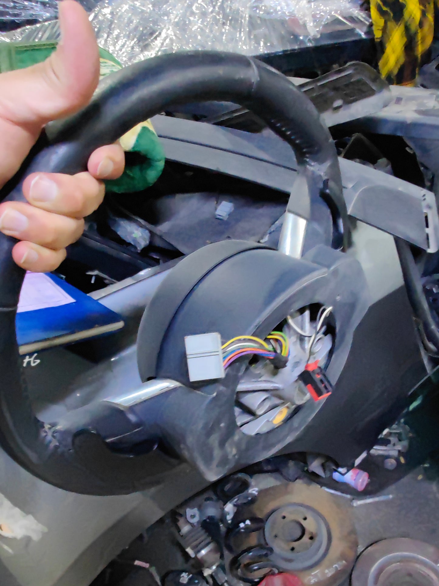 Used Ford Mustang Automatic Steering Wheel with Airbag 2015-2023 سكان ديكسون موستنج مع شفترات