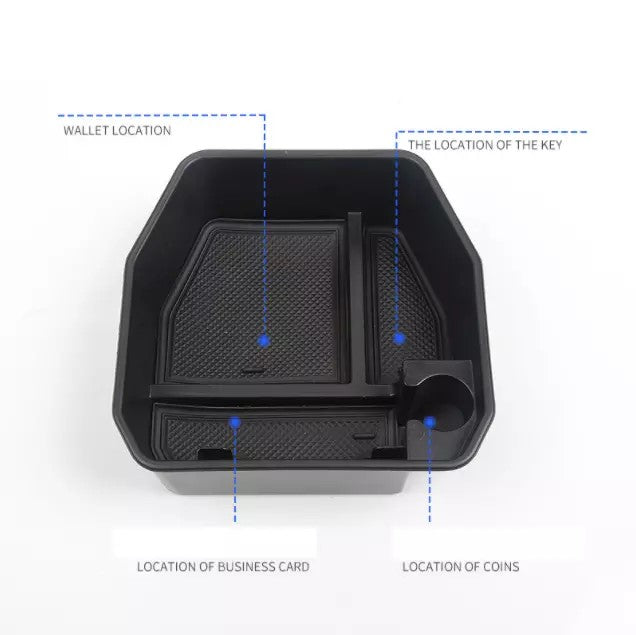 صينية منظم للكونسول الوسطي متوافقة مع إكسسوارات لاند روفر ديفندر 2020-2023، تناسب ديفندر  موديلات 2021 و2022.Center Console Organizer Tray Compatible with Land Rover Defender Accessories 2020-2023 fits Defender 90 110 2021 2022 (Copy)