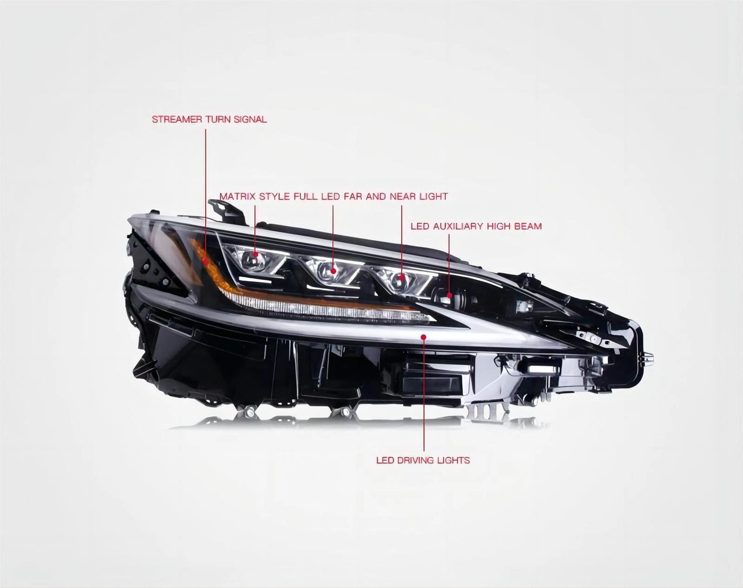 Very Rear Lexus ES headlights pair 2023 - 2025 Used Genuine