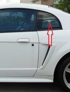 Ford Mustang 1999-2004 Side Glass Back Left BL, Back Right BR زجاج جانبي خلفي فورد موستنج