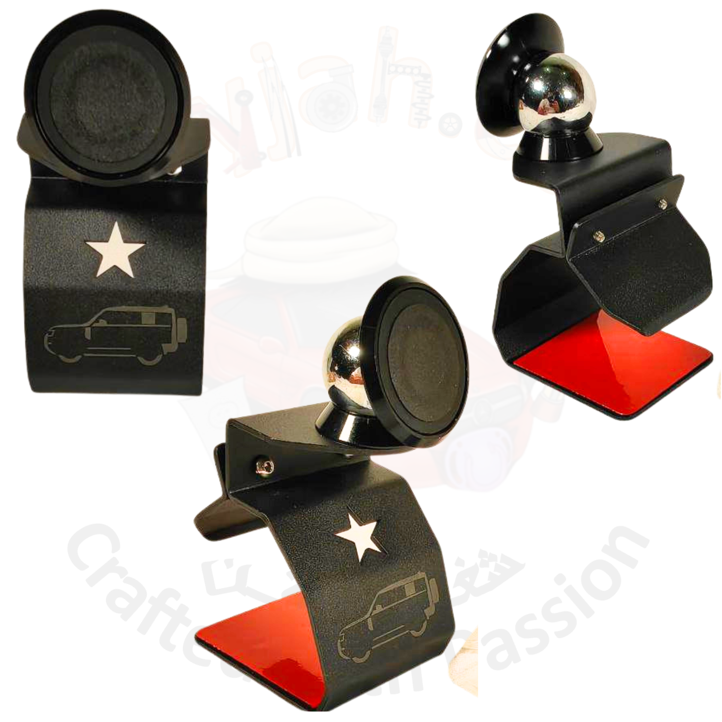 Alayjah Car Air Vent Phone Holder,1 Pc, Easy Install, Fits Land Rover Defender 2020-2021 حامل هاتف للسيارة على فتحة التكييف، قطعة واحدة، سهل التركيب، متوافق مع لاند روفر ديفندر 2020–2021