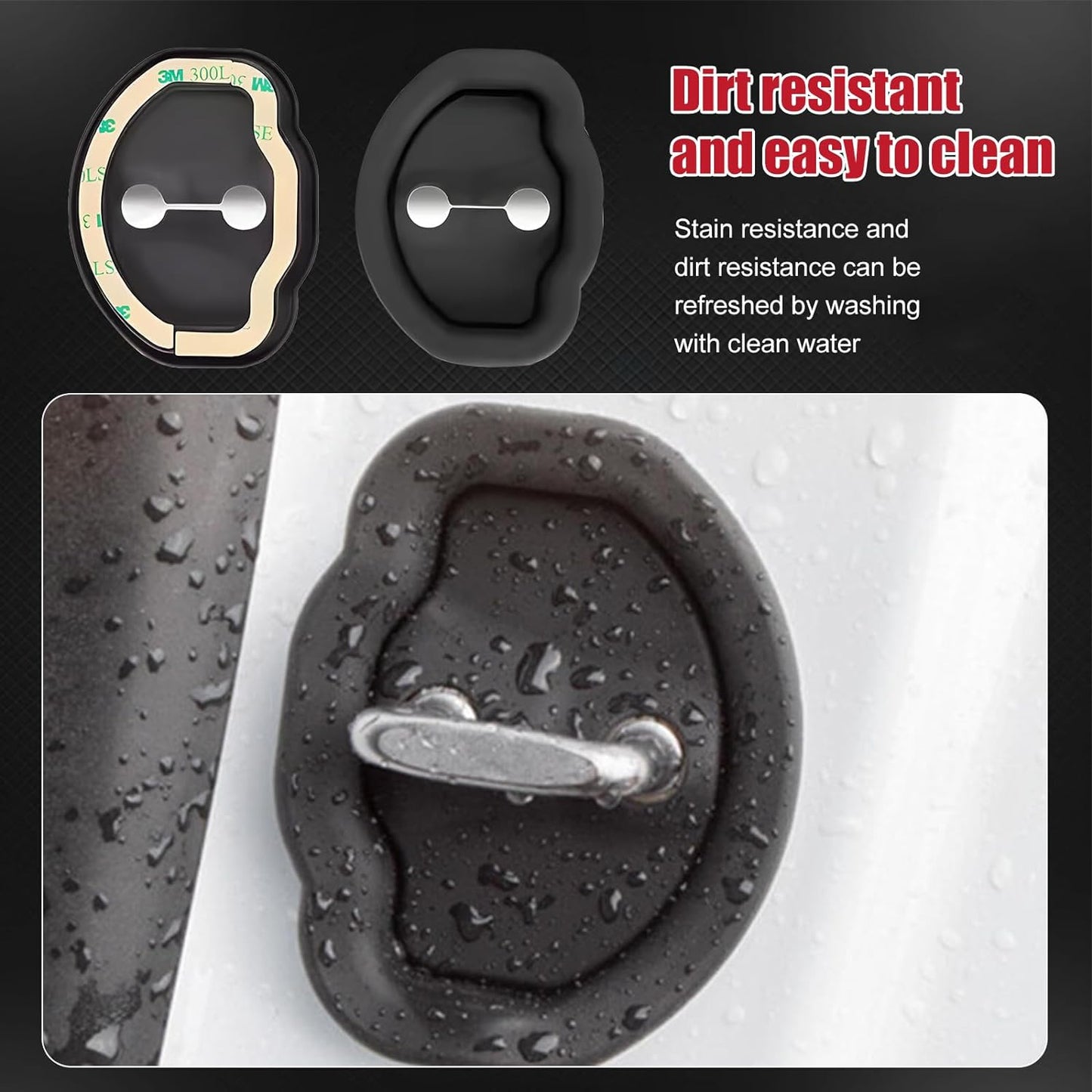 Silicone Door Lock Cover for Tesla Model 3 Model Y اغطية لقفل باب تسلا