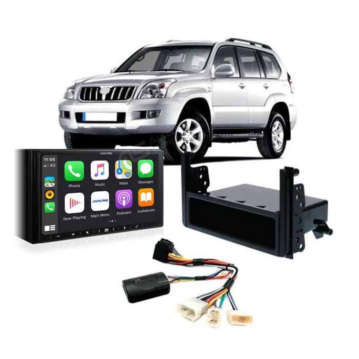 فريم + شاشة تويوتا برادو ضمان سنة  1 Year Warranty Monitor and Frame  Toyota Prado 2003 – 2009