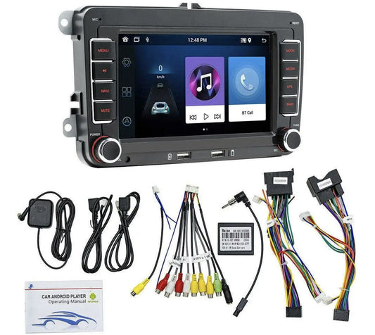 VW 7'' multimedia Android Navigation  سيات سكودا الفاروميو نظام ترفيهي فولكسفاجن ضمان سنة 1year warranty